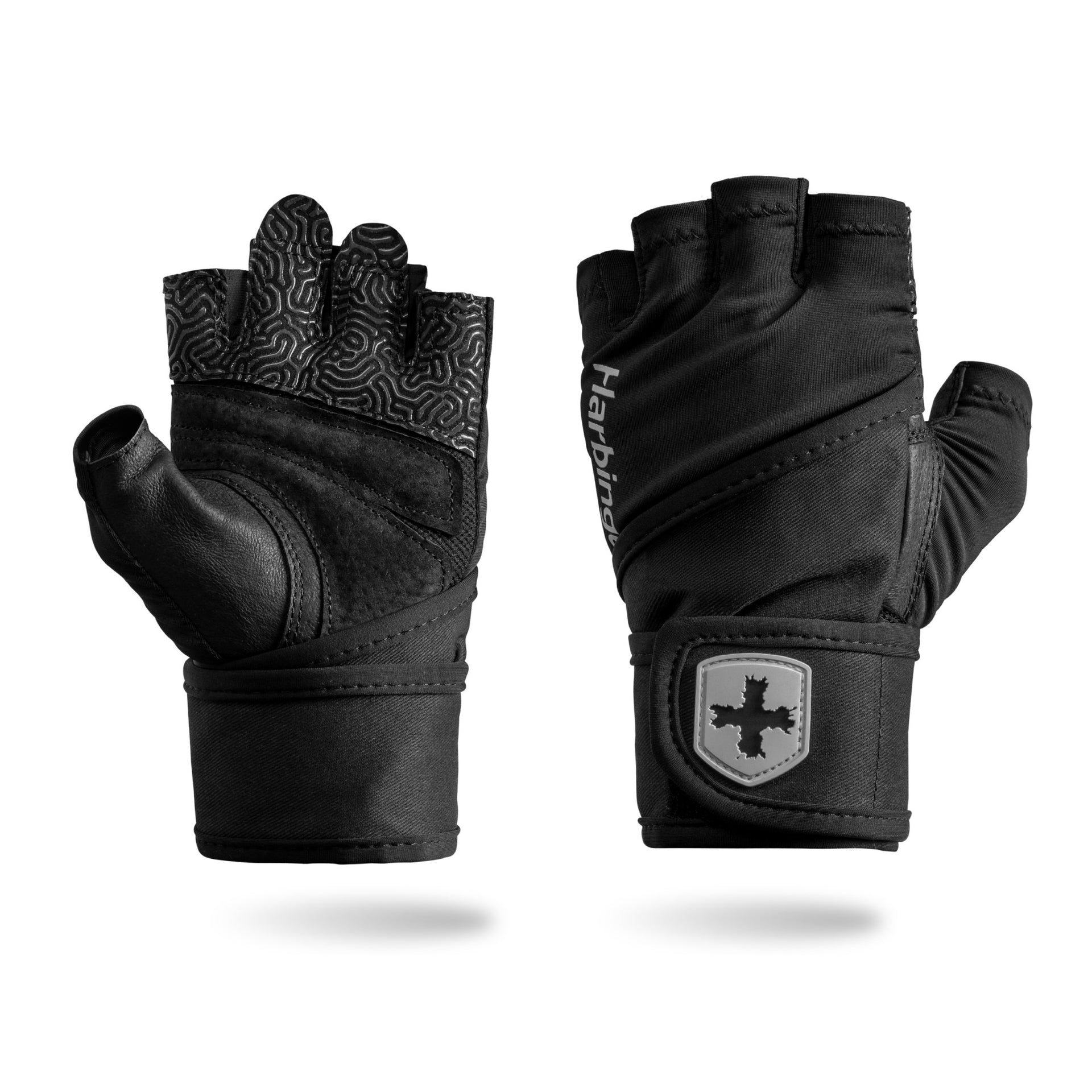 Harbinger Men's Pro 3.0 Wristwrap Gloves, Small, Black